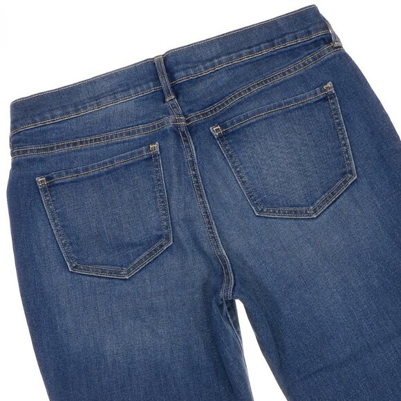 Old Navy Sweetheart Crop Jeans Size 6 Womens Cuffed Stretch Measures 31 x 21 - Picture 4 of 8